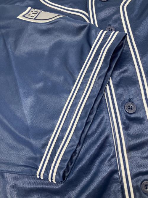 90sベースボールシャツ 古着 メンズ SIZE XL ネイビー