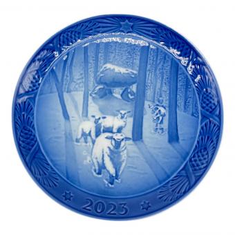 ROYAL COPENHAGEN (ロイヤル・コペンハーゲン) イヤープレート CHRISTMAS TIME IN THE FOREST