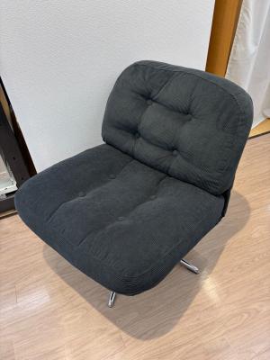 IKEA (イケア) 回転イージーチェア ブラック DYVLINGE