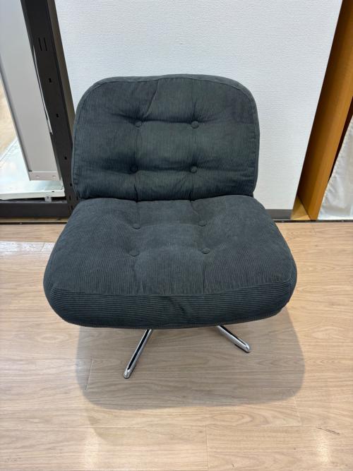 IKEA (イケア) 回転イージーチェア ブラック DYVLINGE