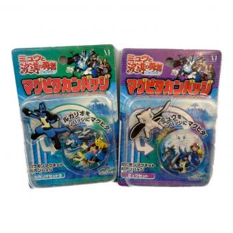ミュウと波導の勇者ルカリオ 2個セット マグピタ缶バッジ