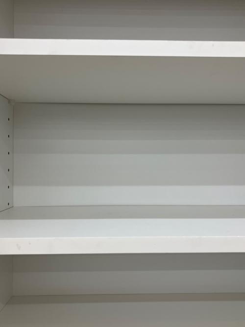 泉洋化工 (センヨウカコウ) 2枚扉レンジボード ネジ穴キャップ1個欠品 ホワイト