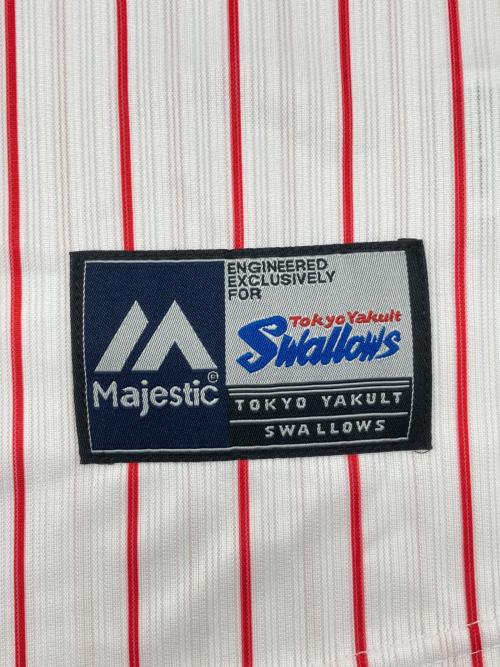 MAJESTIC ATHLETIC (マジェスティック アスレティック) 村上宗隆(ホームゲーム)ユニフォーム 東京ヤクルトスワローズ Lサイズ ホワイト×レッド