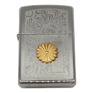ZIPPO (ジッポ) オイルライター 2017年製 菊紋
