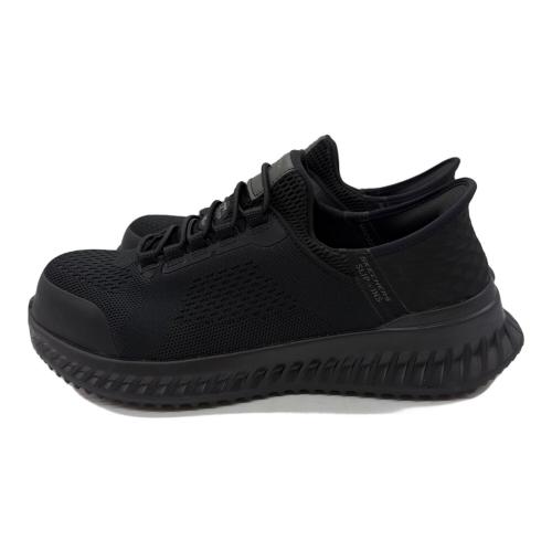 SKECHERS (スケッチャーズ) 安全靴 200206W メンズ SIZE 25cm ブラック Slip-ins