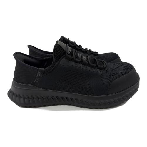 SKECHERS (スケッチャーズ) 安全靴 200206W メンズ SIZE 25cm ブラック Slip-ins