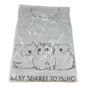 モンスターハンター キャラクターTシャツ カプくじ モンスターハンターワイルズ×夜は猫といっしょTシャツ ベビーセレクト メンズ SIZE L グレー