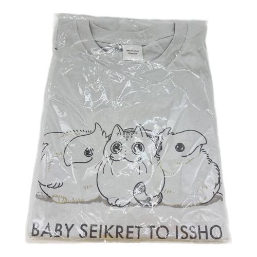 モンスターハンター キャラクターTシャツ カプくじ モンスターハンターワイルズ×夜は猫といっしょTシャツ ベビーセレクト メンズ SIZE L グレー