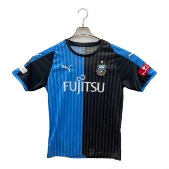 PUMA (プーマ) サッカーユニフォーム 川崎フロンターレ2018 ホーム ユニフォーム メンズ SIZE L スカイブルー×ブラック　オーセンティック