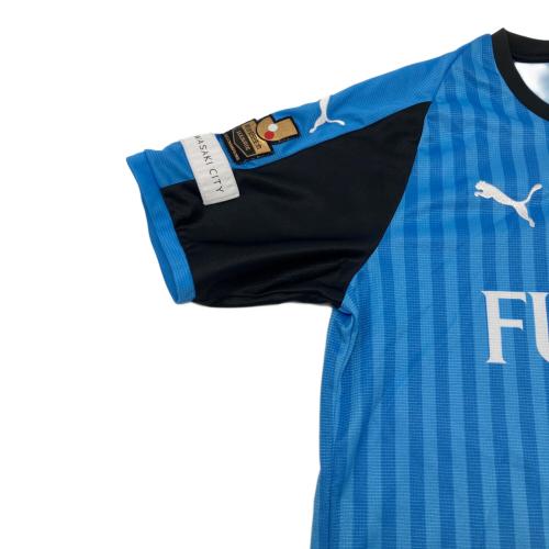PUMA (プーマ) サッカーユニフォーム 川崎フロンターレ2018 ホーム ユニフォーム メンズ SIZE L スカイブルー×ブラック　オーセンティック
