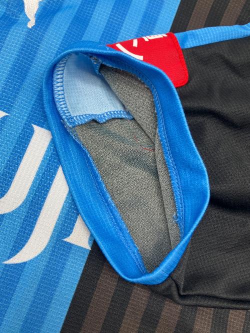 PUMA (プーマ) サッカーユニフォーム 川崎フロンターレ2018 ホーム ユニフォーム メンズ SIZE L スカイブルー×ブラック　オーセンティック