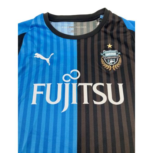 PUMA (プーマ) サッカーユニフォーム 川崎フロンターレ2018 ホーム ユニフォーム メンズ SIZE L スカイブルー×ブラック　オーセンティック