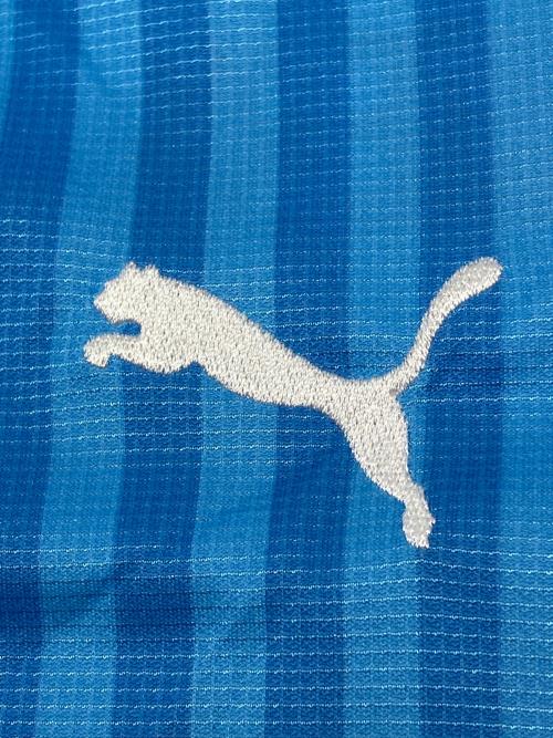 PUMA (プーマ) サッカーユニフォーム 川崎フロンターレ2018 ホーム ユニフォーム メンズ SIZE L スカイブルー×ブラック　オーセンティック