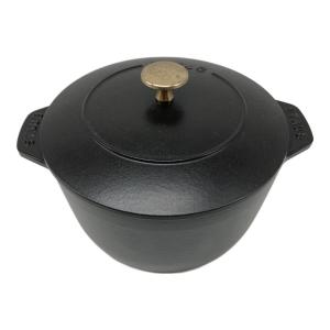 Staub (ストウブ) 20cm炊飯鍋 ブラック ラ・ココット de GOHAN