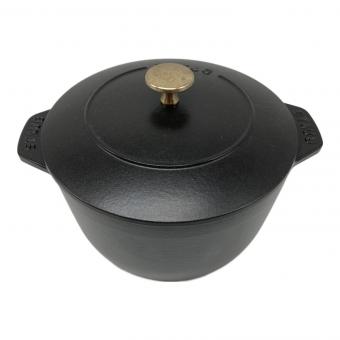 Staub (ストウブ) 20cm炊飯鍋 ブラック ラ・ココット de GOHAN