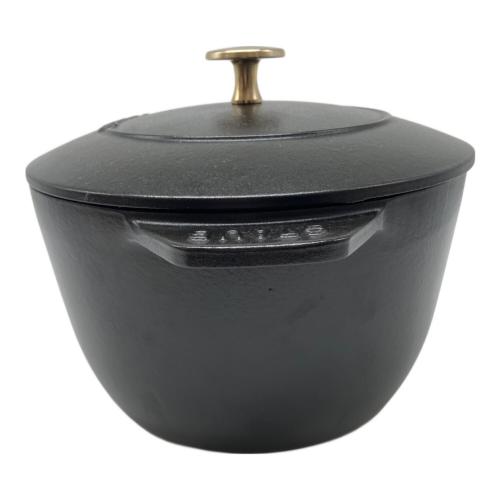 Staub (ストウブ) 20cm炊飯鍋 ブラック ラ・ココット de GOHAN