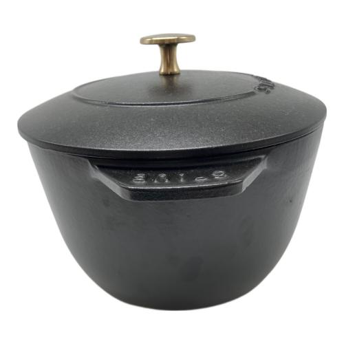 Staub (ストウブ) 20cm炊飯鍋 ブラック ラ・ココット de GOHAN
