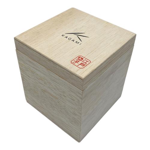 KAGAMI CRYSTAL (カガミクリスタル) ロックグラス T682-2641BLK 伝統工芸士 篠崎英明 作 江戸切子