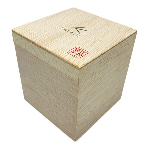 KAGAMI CRYSTAL (カガミクリスタル) ロックグラス T727-2684-CCB 伝統工芸士 鍋谷聰 作 江戸切子 紫陽花