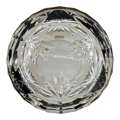 KAGAMI CRYSTAL (カガミクリスタル) ロックグラス 箱有 睡蓮 T117-2762BLK