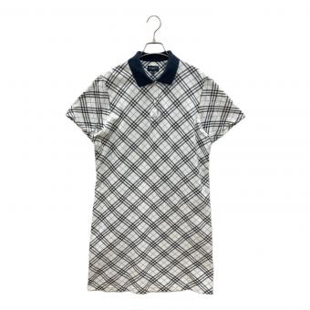 BURBERRY GOLF (バーバリーゴルフ) ゴルフウェア(トップス) レディース SIZE LL ホワイト×ネイビー インナー付き