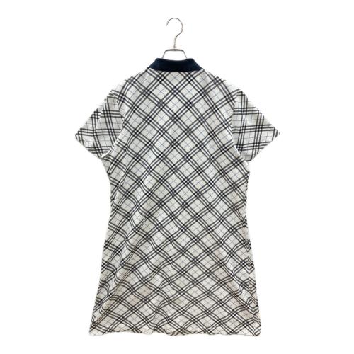 BURBERRY GOLF (バーバリーゴルフ) ゴルフウェア(トップス) レディース SIZE LL ホワイト×ネイビー インナー付き