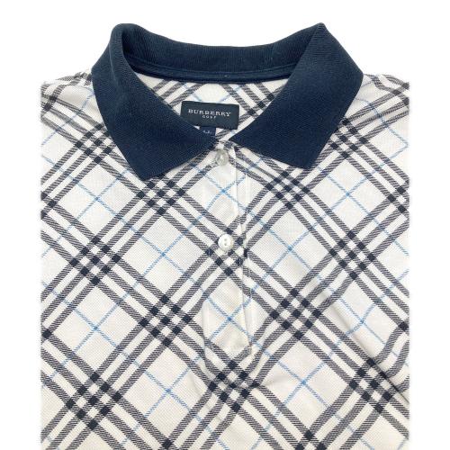 BURBERRY GOLF (バーバリーゴルフ) ゴルフウェア(トップス) レディース SIZE LL ホワイト×ネイビー インナー付き