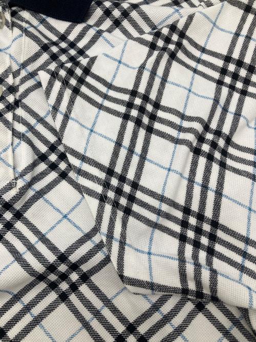 BURBERRY GOLF (バーバリーゴルフ) ゴルフウェア(トップス) レディース SIZE LL ホワイト×ネイビー インナー付き