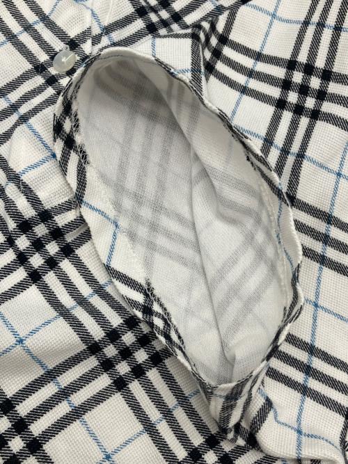 BURBERRY GOLF (バーバリーゴルフ) ゴルフウェア(トップス) レディース SIZE LL ホワイト×ネイビー インナー付き