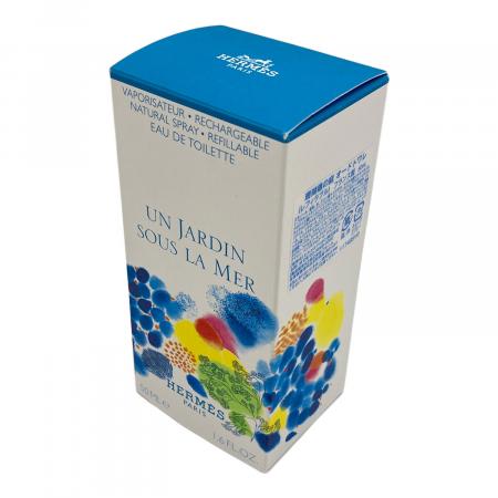 HERMES 珊瑚礁の庭 オードトワレ (レフィラブル) フランス製 50mL HERMES (エルメス) オードトワレ 50ml 残量80%-99% 珊瑚礁の庭