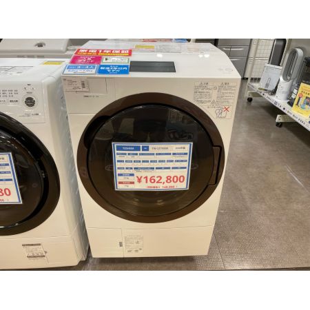 TOSHIBA (トウシバ) ドラム式洗濯乾燥機 TW-127X8BK 2020年製 50Hz／60Hz