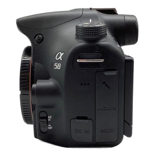 SONY (ソニー) デジタル一眼レフカメラ ズームレンズキット SLT-a58 2010万画素(有効画素) APS-C 専用電池 SDXCカード対応 6018391