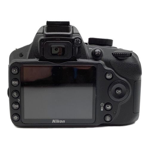 Nikon (ニコン) デジタル一眼レフカメラ D3200 ダブルズームキット 2416万画素 専用電池 SDXCカード対応 2027740