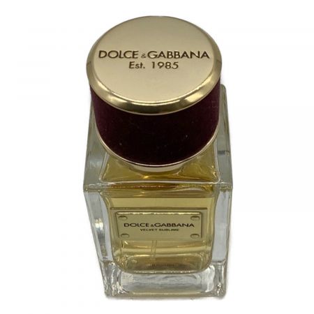 DOLCE & GABBANA (ドルチェ＆ガッバーナ) 香水 ベルベット スブリーム 50ml 残量80%-99%