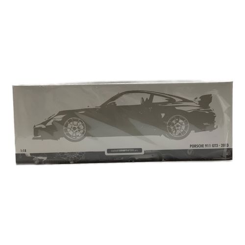 ミニカー MINICHAMPS 1/18scale PORSCHE 911 GT3 (991) 2013  BLACK METALLIC