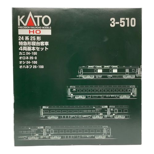 KATO (カトー) HOゲージ 25形寝台特急客車 基本 4両セット