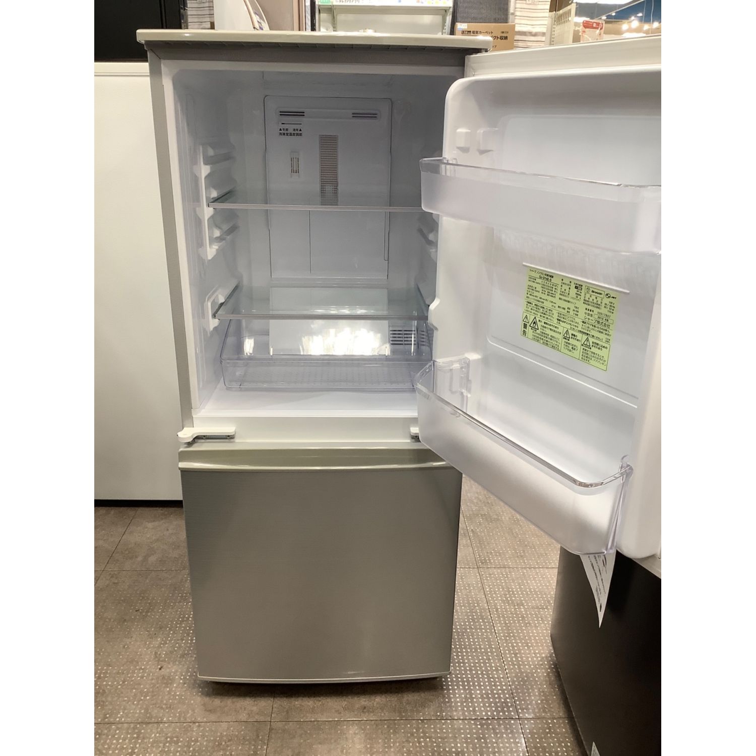 店舗同時販売中】2019年製 SHARP｜シャープ 2ドア冷凍冷蔵庫 SJ－D14E 