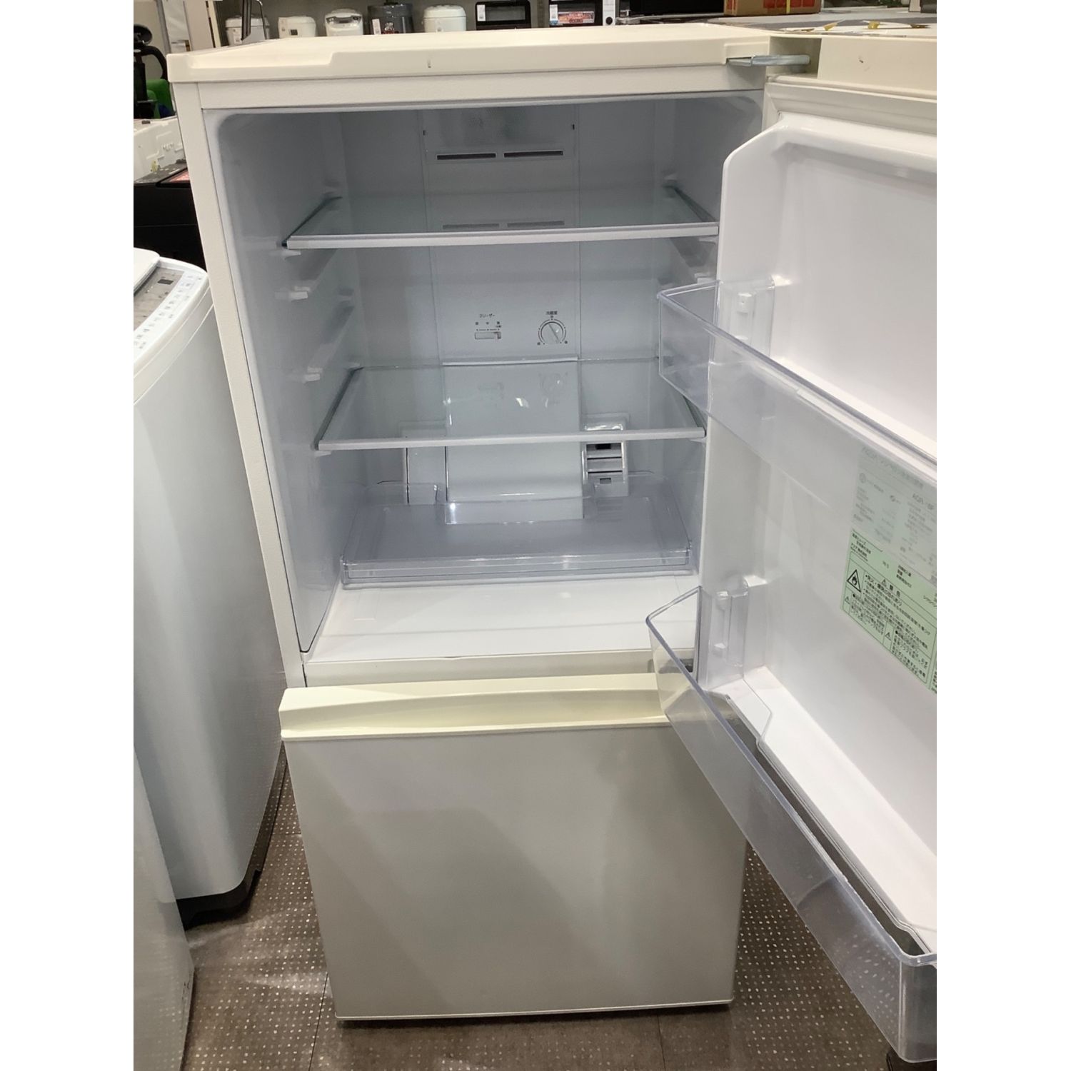 AQUA アクア AQR-16G 2ドア冷蔵庫 ホワイト 2018年製 157L - 生活家電