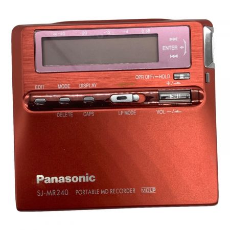 Panasonic (パナソニック) ポータブルMDレコーダー SJ-MR240 2004年製