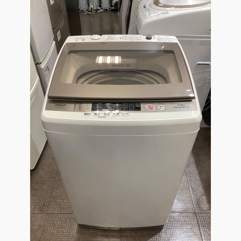 愛品館市原店】AQUA 2018年製 7.0kg洗濯機 AQW-GV70G【管理I4S029457 