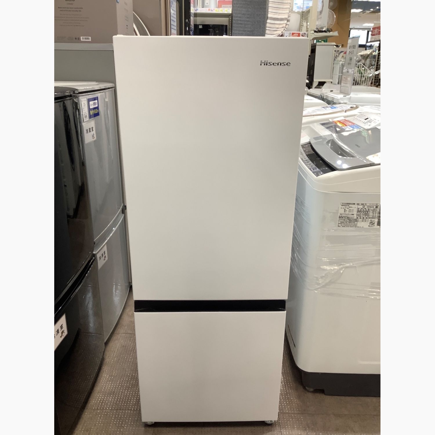 ハイセンスHisense 2ドア冷凍冷蔵庫　AT-RF160-BK説明書付き