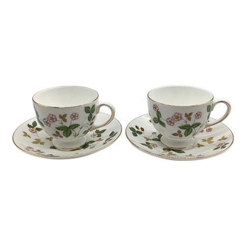 Wedgwood (ウェッジウッド) カップ&ソーサー ワイルドストロベリー 2Pセット