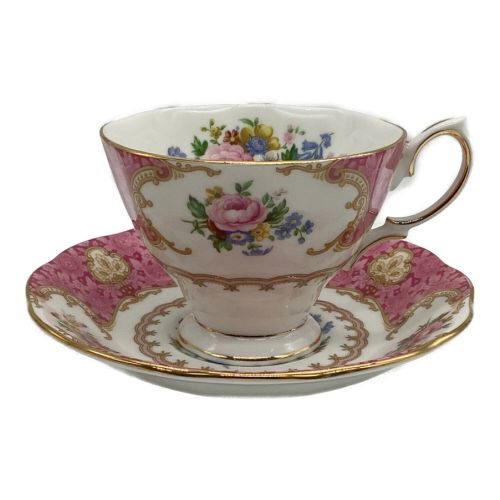 ROYAL ALBERT (ロイヤルアルバート) カップ&ソーサー LADY CARLYLE 5客セット