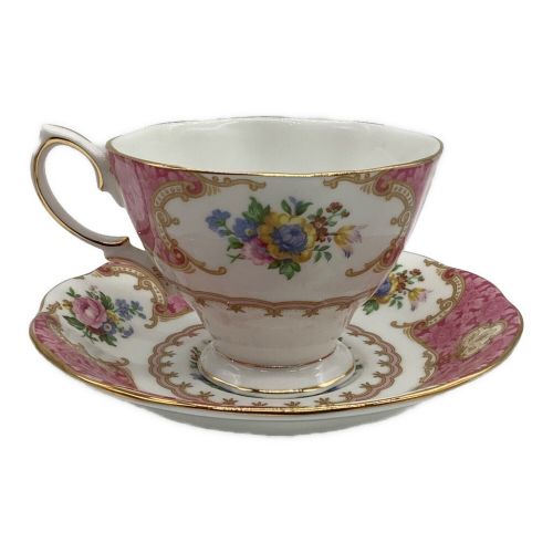 ROYAL ALBERT (ロイヤルアルバート) カップ&ソーサー LADY CARLYLE 5客セット