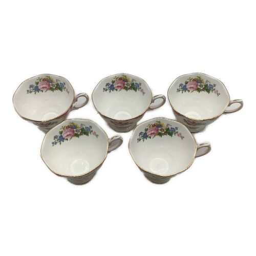 ROYAL ALBERT (ロイヤルアルバート) カップ&ソーサー LADY CARLYLE 5客セット