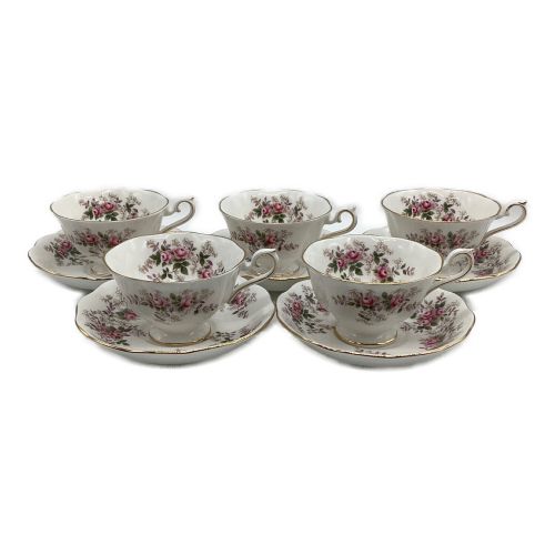 ROYAL ALBERT (ロイヤルアルバート) カップ&ソーサー ラベンダーローズ 5Pセット