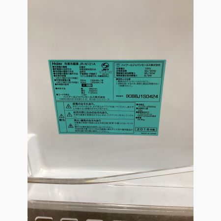 Haier (ハイアール) 2ドア冷蔵庫 168 JR-N121A 2018年製 121L クリーニング済