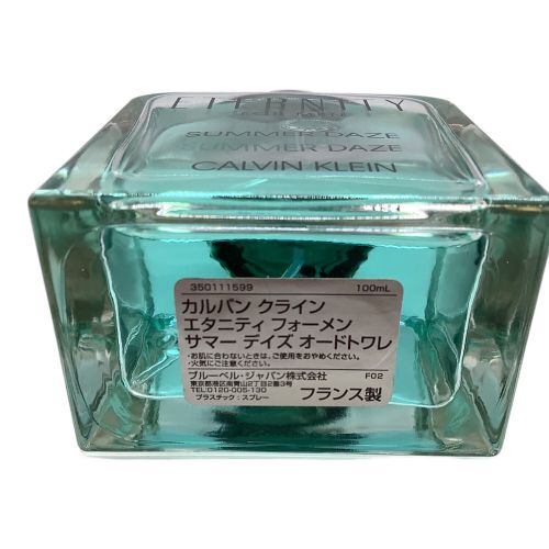 Calvin Klein (カルバンクライン) オードトワレ エタニティ サマーデイズ 100ml 残量80%-99%