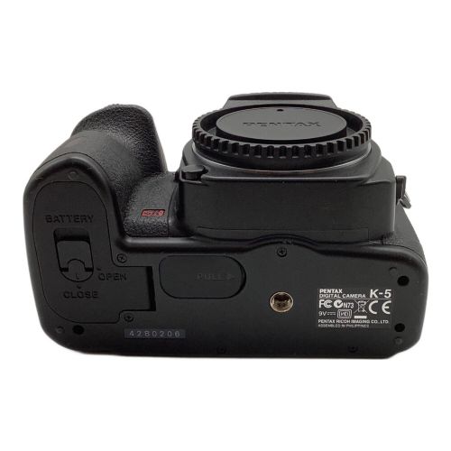 PENTAX (ペンタックス) デジタル一眼レフカメラ K-5 1693万画素 専用電池 SDHCカード対応 4280206