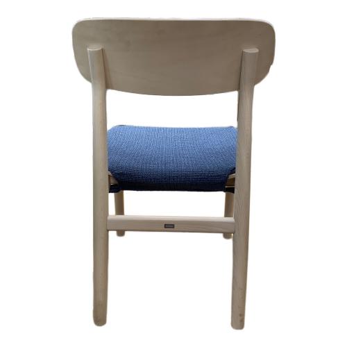 THONET (トーネット) ラウンドチェア ナチュラル×ブルー カバー付